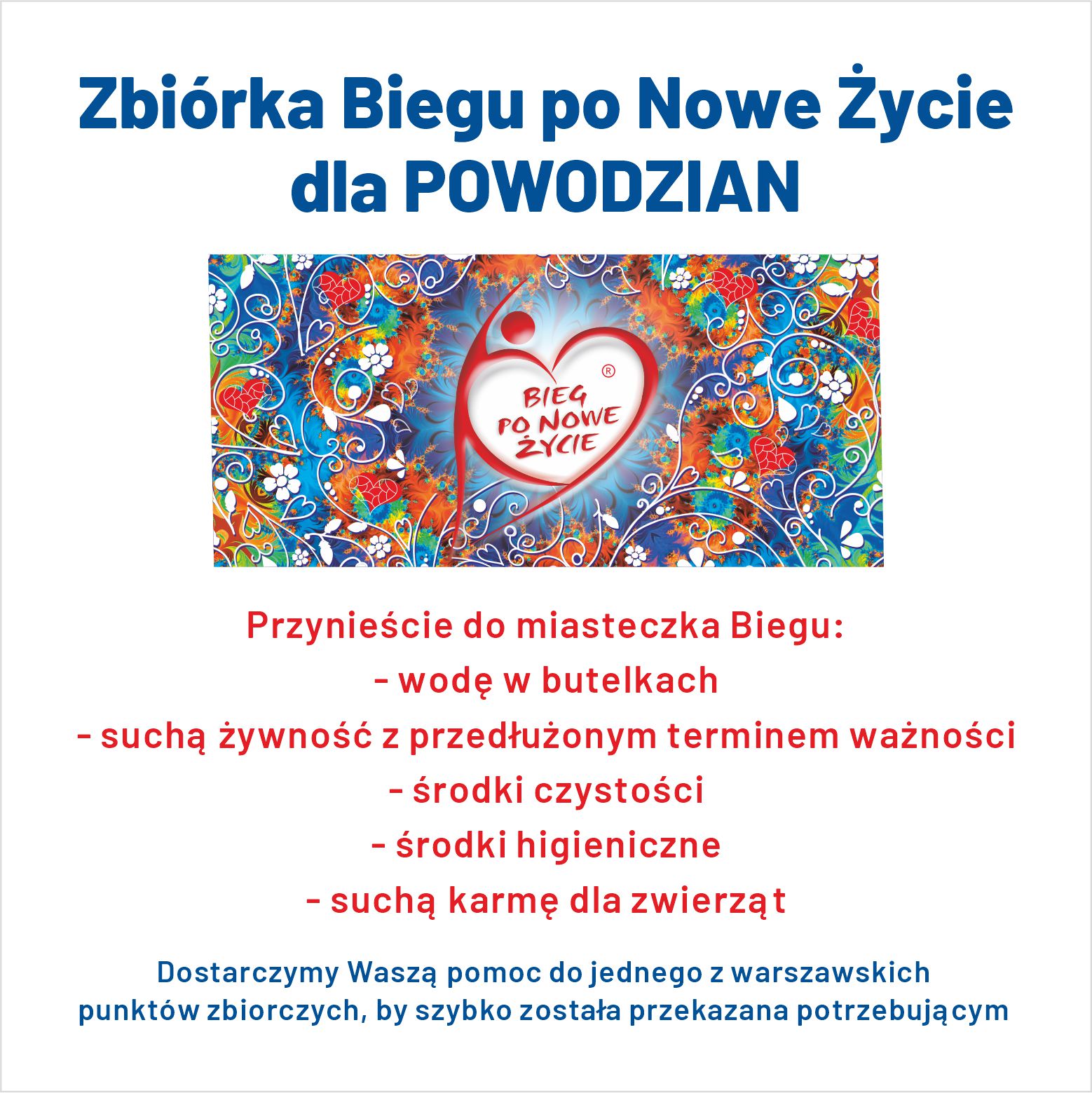 Bieg po Nowe Życie dla POWODZIAN!