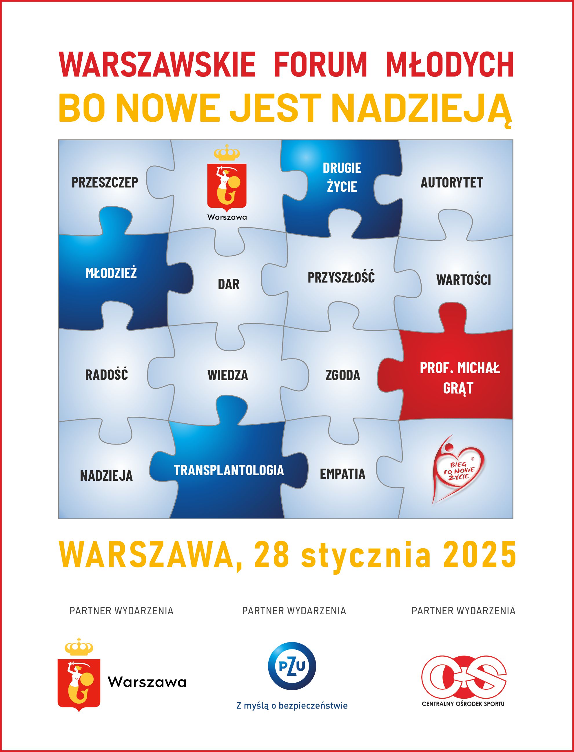 Prof. Michał Grąt będzie z nami w Warszawie!