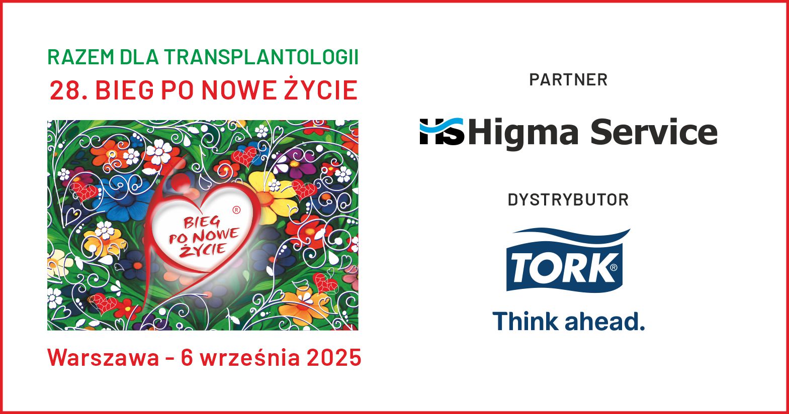 Tork i Higma Service w 28. Biegu po Nowe Życie