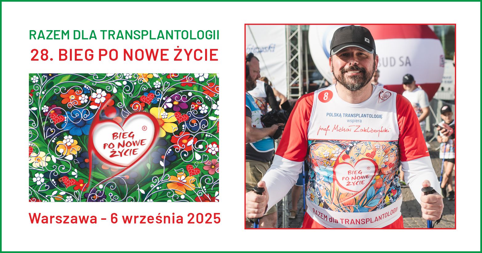 Prof. Michał Zakliczyński razem z nami dla transplantologii