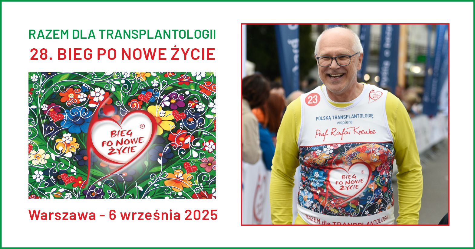 Prof. Rafał Krenke razem z nami dla transplantologii