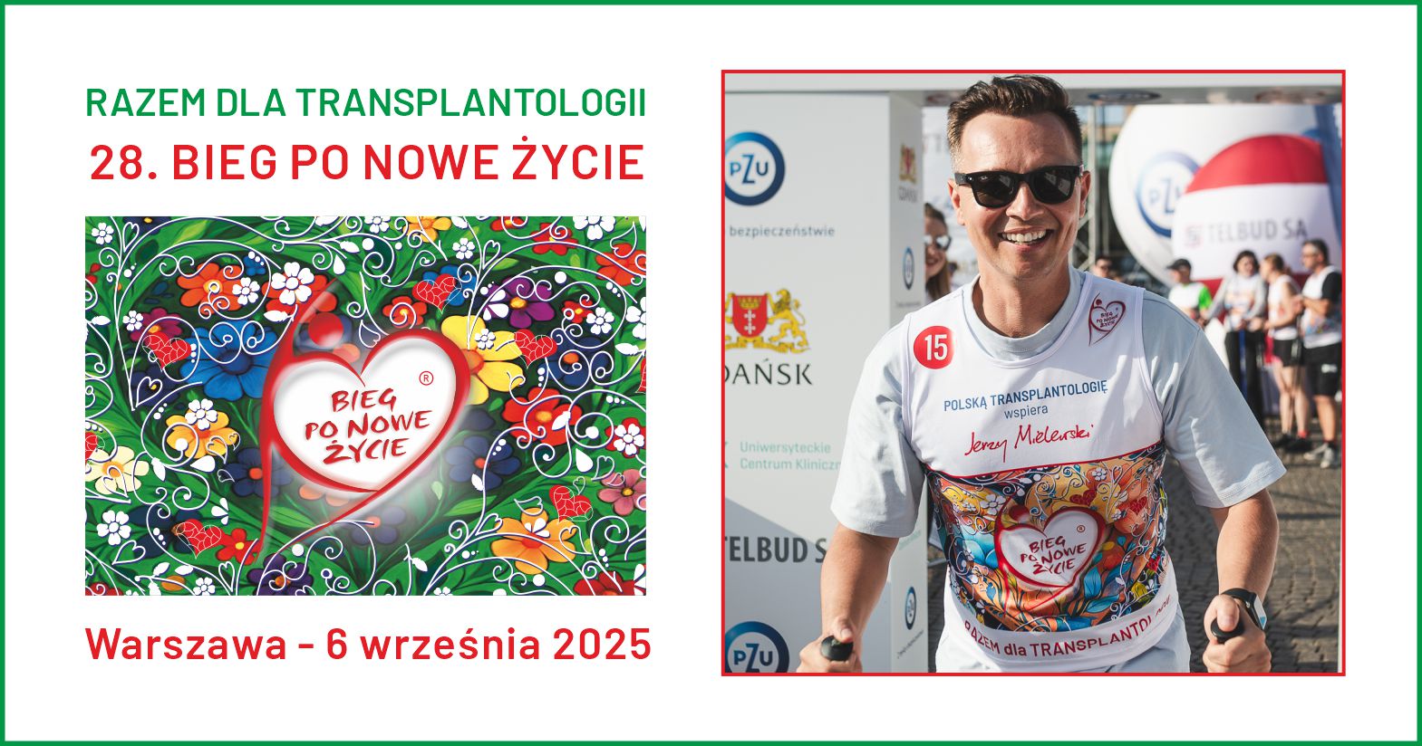 Jerzy Mielewski wystartuje w Biegu po Nowe Życie