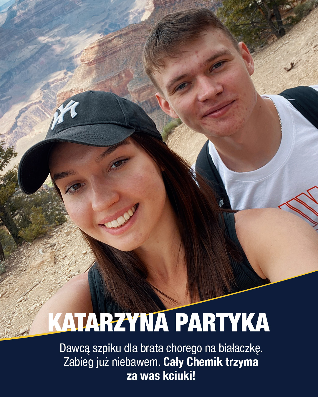 Znana siatkarka ratuje brata