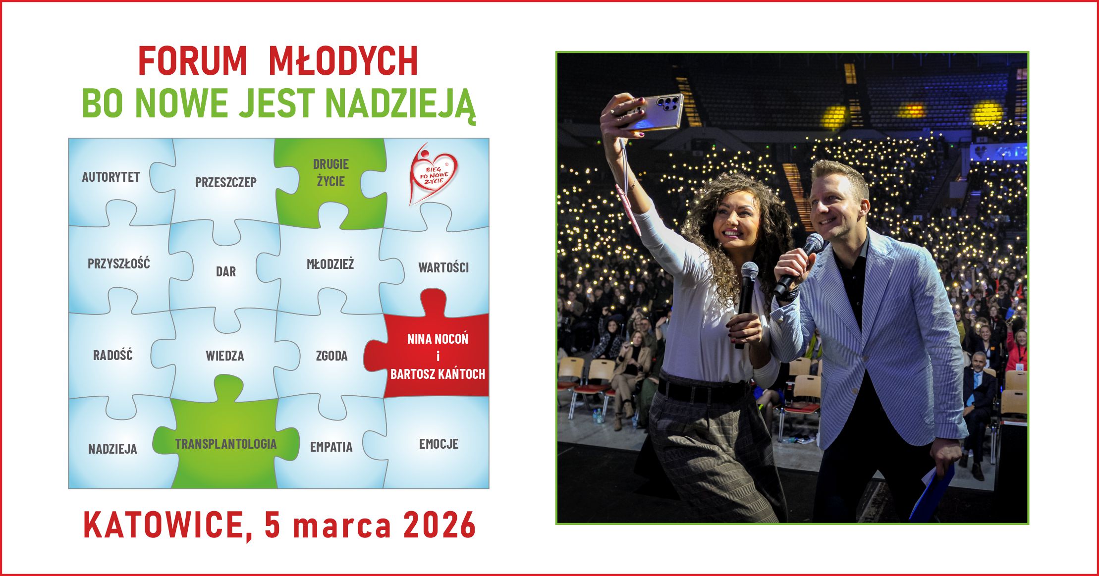 Nina Nocoń i Bartosz Kańtoch poprowadzą wydarzenie