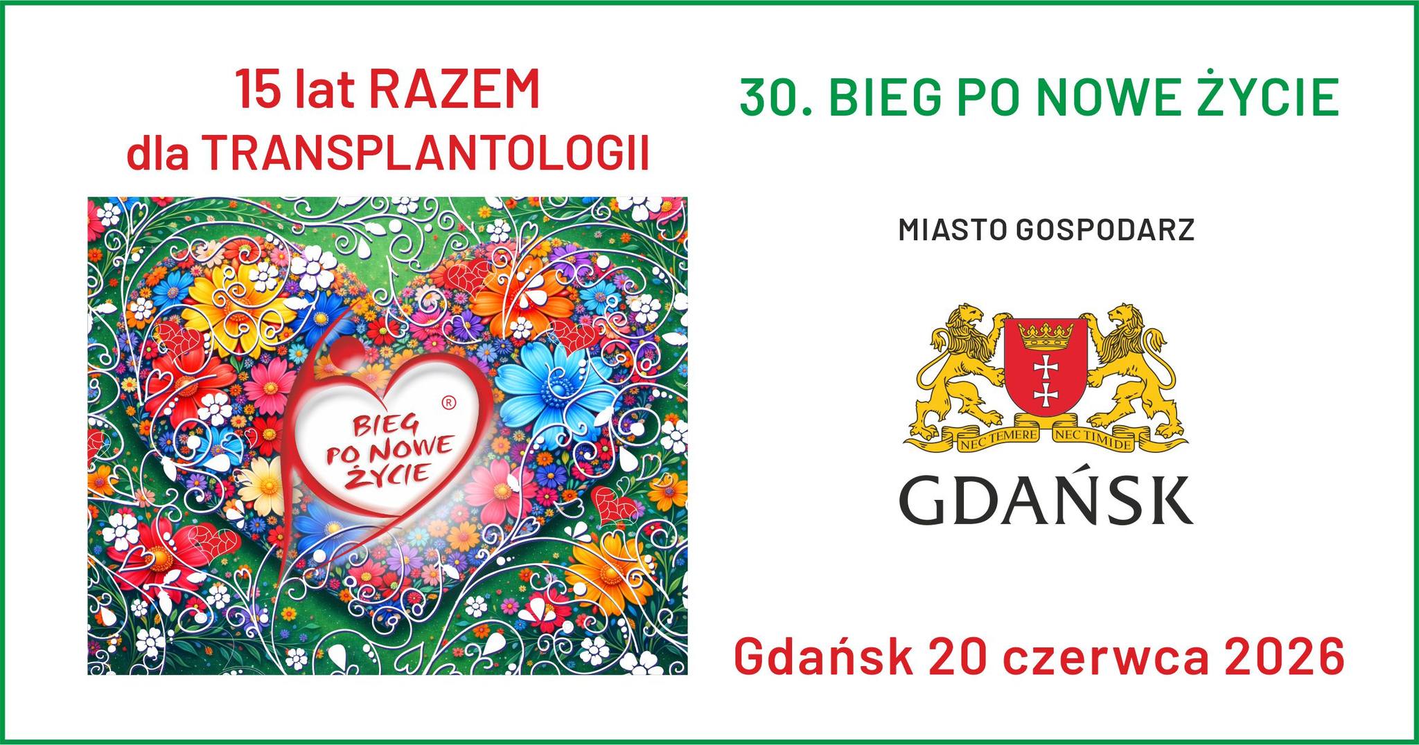GDAŃSK GOSPODARZEM 30. BIEGU PO NOWE ŻYCIE