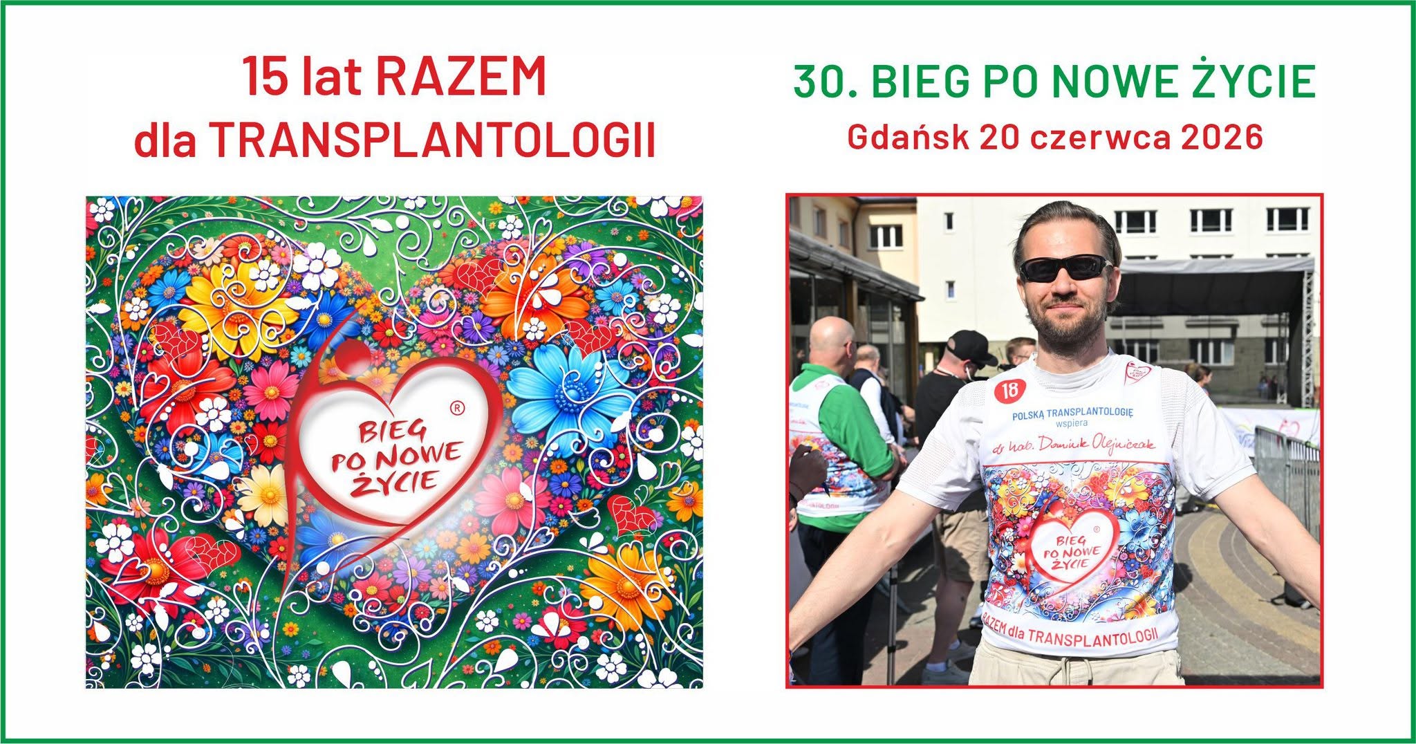 DR HAB. DOMINIK OLEJNICZAK NA STARCIE 30. BIEGU PO NOWE ŻYCIE
